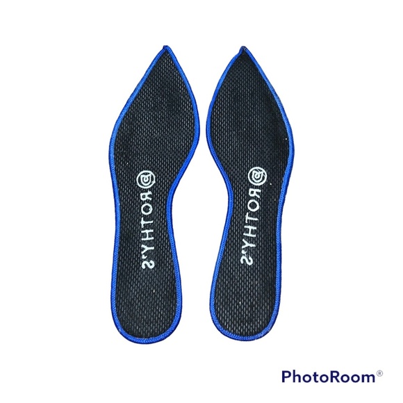 Rothy's Cloud Grey Birdseye pointed The Point flats 6.5 - Picture 7 of 10